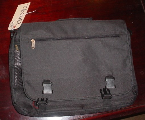UCSD Surplus Sales Online MESSENGER BAG BLACK CANVAS