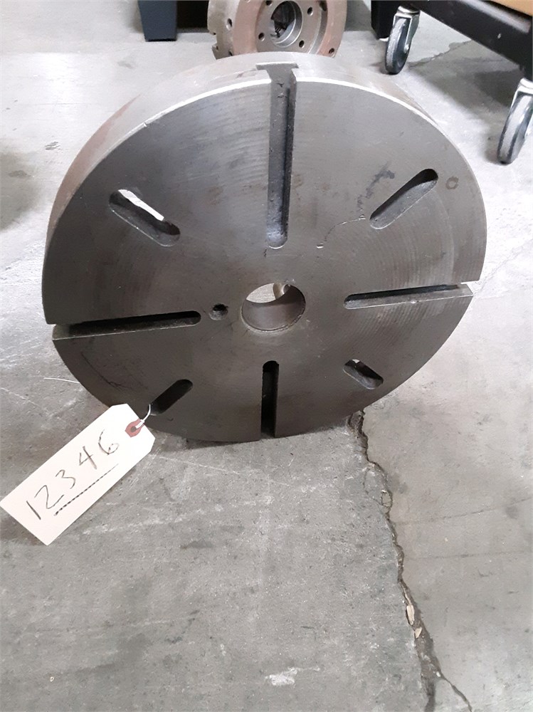 UCSD Surplus Sales Online - FACE PLATE: LATHE 13" OD, 1.75" BORE