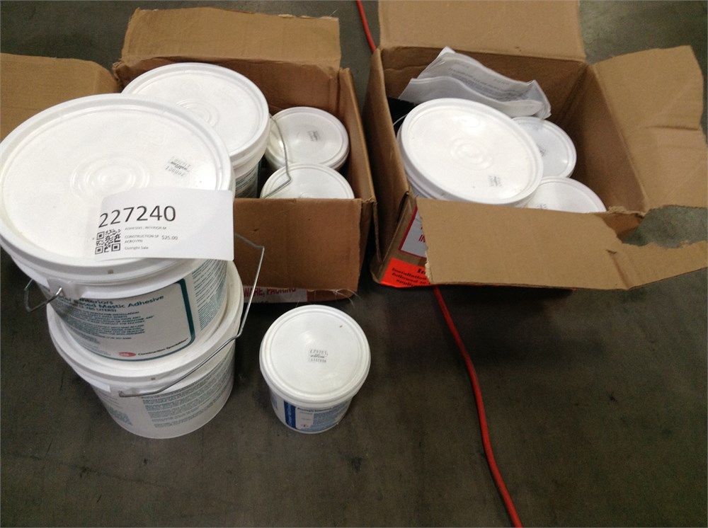 UCSD Surplus Sales Online - ADHESIVE: INTERIOR MASTIC W/ PRIMER